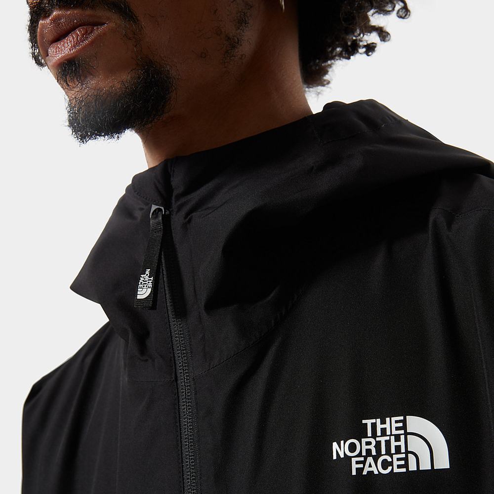 Ľahké Bundy The North Face Nepremokave Fanorak Panske Čierne | HRT-218045