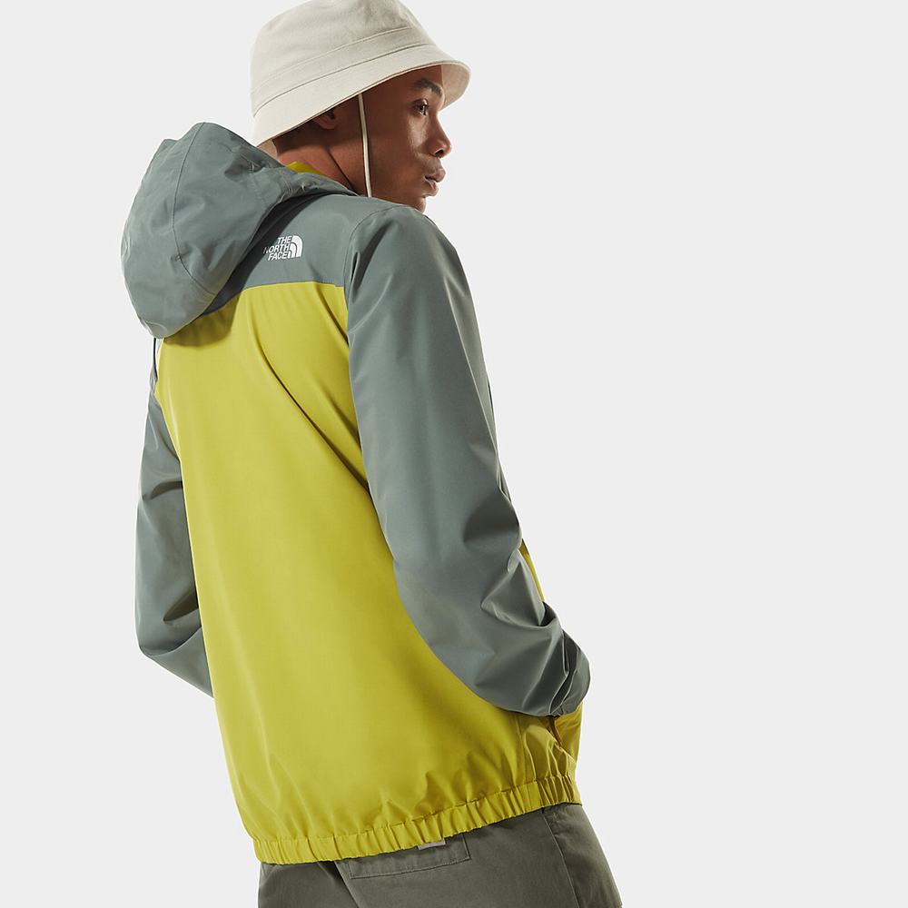 Ľahké Bundy The North Face Nepremokave Fanorak Panske Zelene | TER-623570