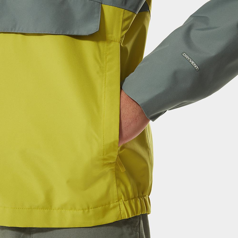 Ľahké Bundy The North Face Nepremokave Fanorak Panske Zelene | TER-623570