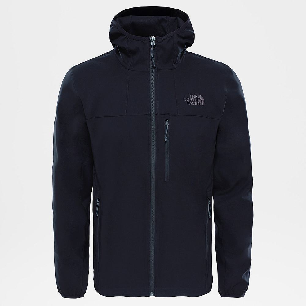 Ľahké Bundy The North Face Nimble S Kapucňou Panske Čierne | IGS-378524