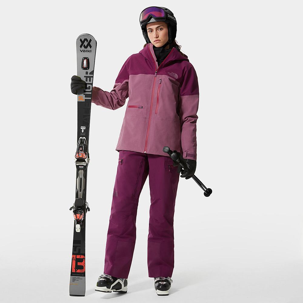 Ľahké Bundy The North Face Powderflo FUTURELIGHT™ Damske Nachový | LVP-639452