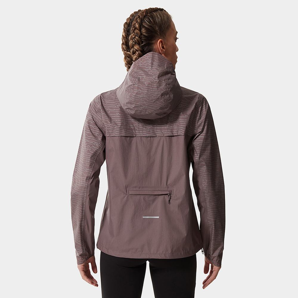 Ľahké Bundy The North Face Printed First Dawn Damske Tmavo Siva Nachový | BSC-519078