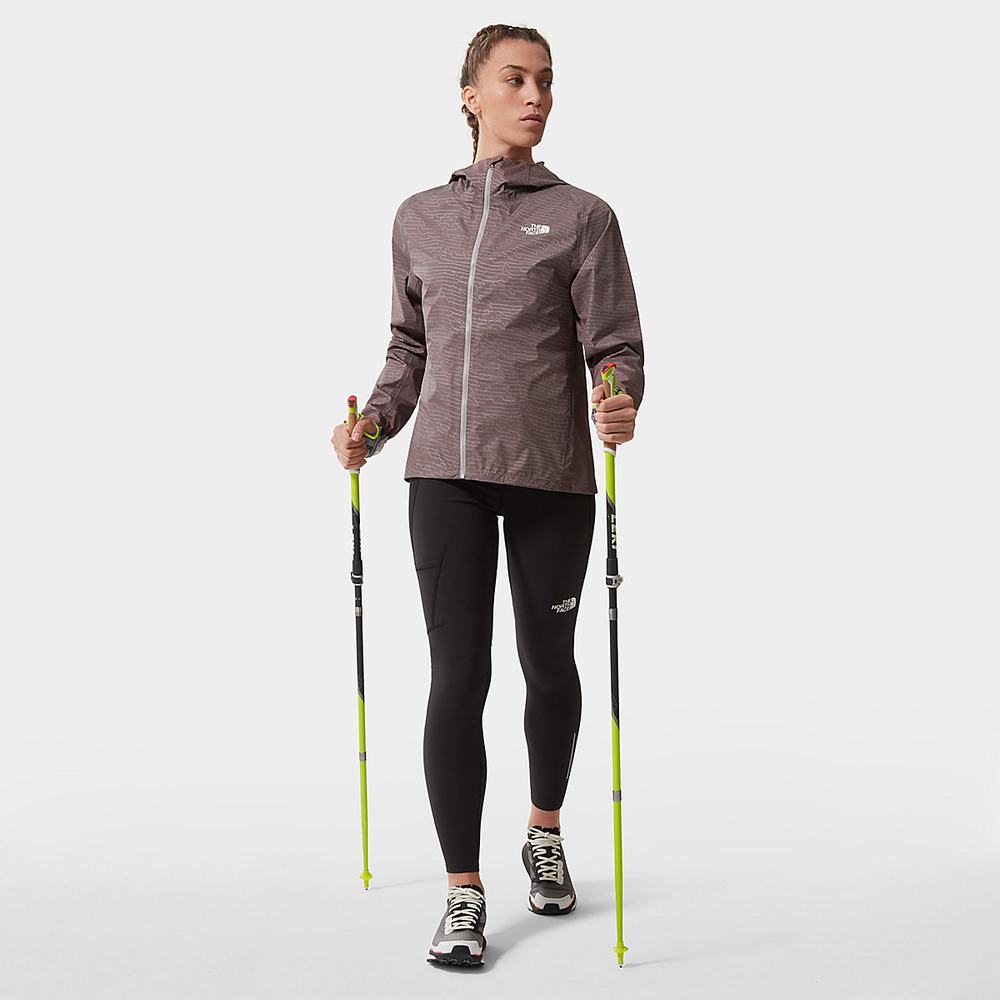 Ľahké Bundy The North Face Printed First Dawn Damske Tmavo Siva Nachový | BSC-519078