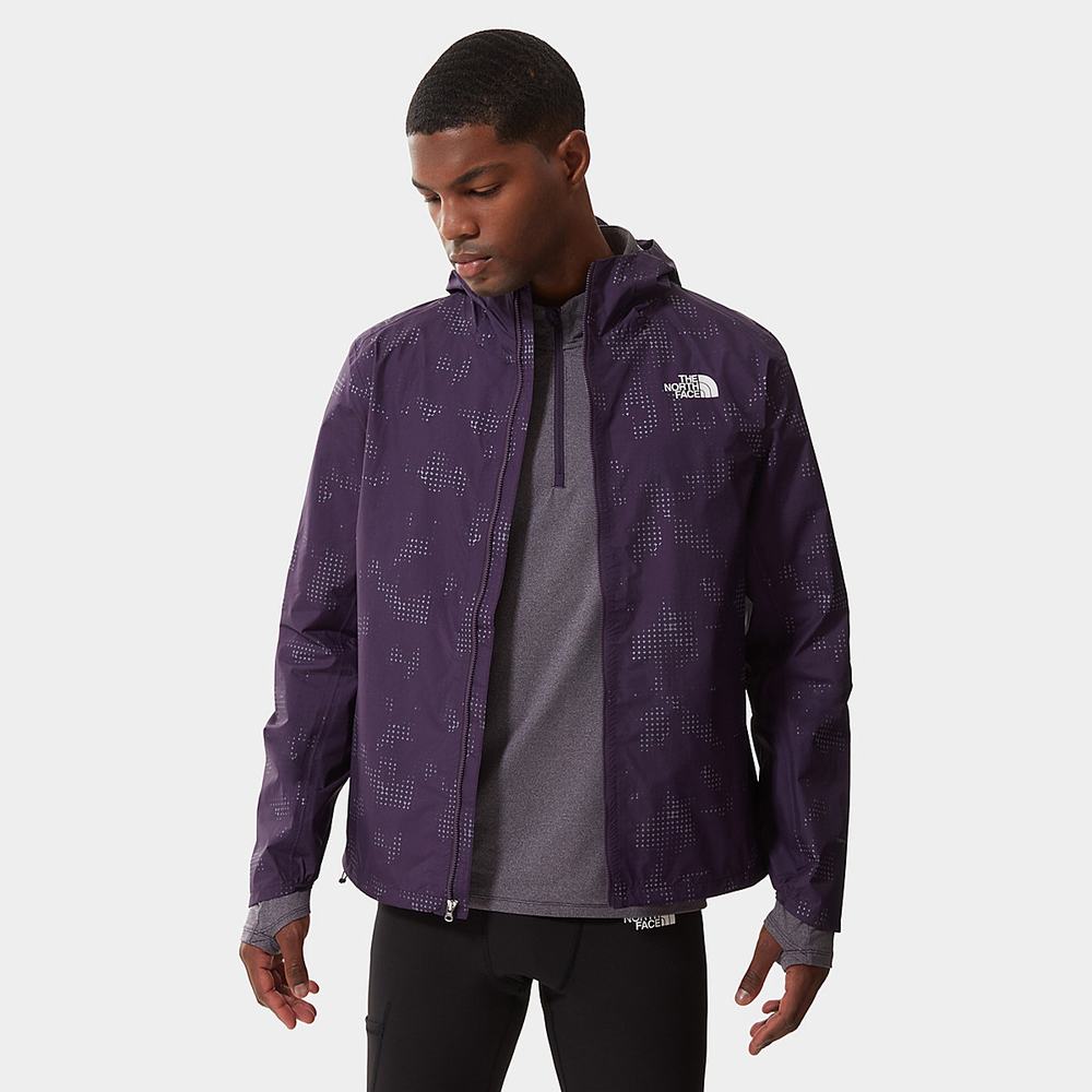 Ľahké Bundy The North Face Printed First Dawn Panske Tmavo Nachový | LFA-431685