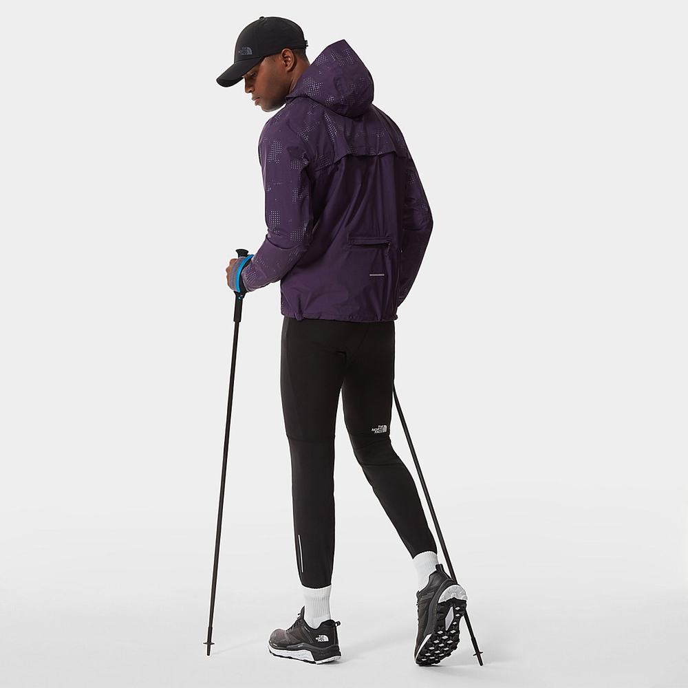 Ľahké Bundy The North Face Printed First Dawn Panske Tmavo Nachový | LFA-431685