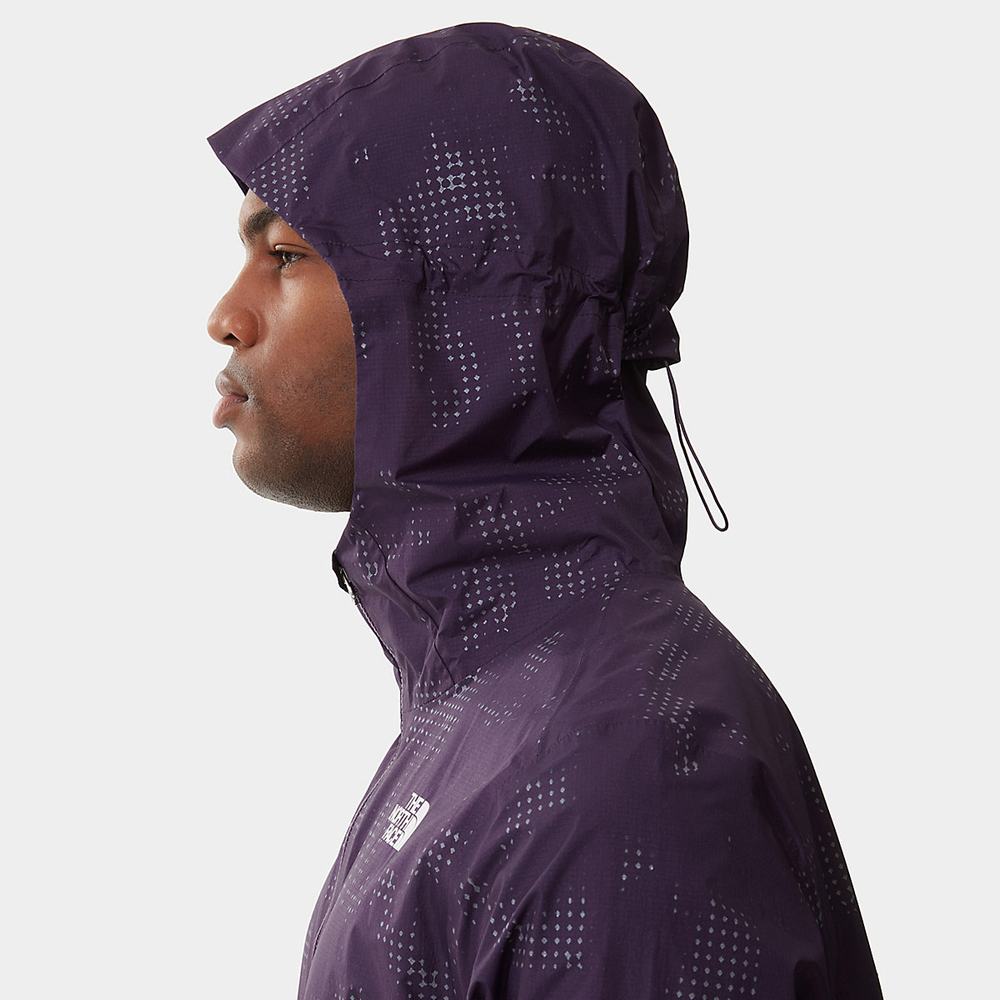 Ľahké Bundy The North Face Printed First Dawn Panske Tmavo Nachový | LFA-431685