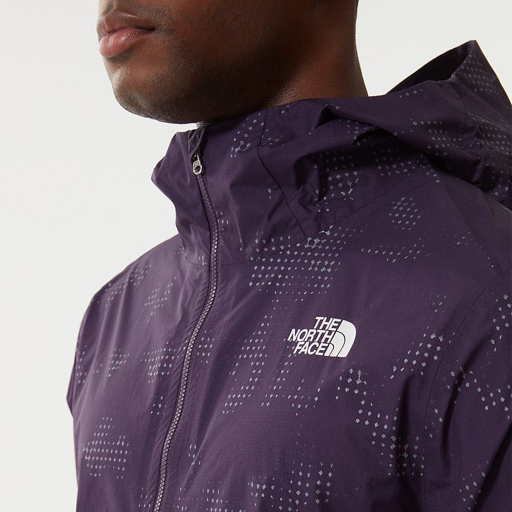Ľahké Bundy The North Face Printed First Dawn Panske Tmavo Nachový | LFA-431685