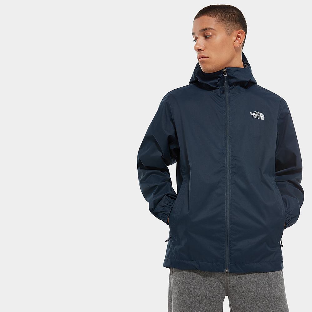 Ľahké Bundy The North Face Quest S Kapucňou Panske Námornícka Modrá | GZH-583274