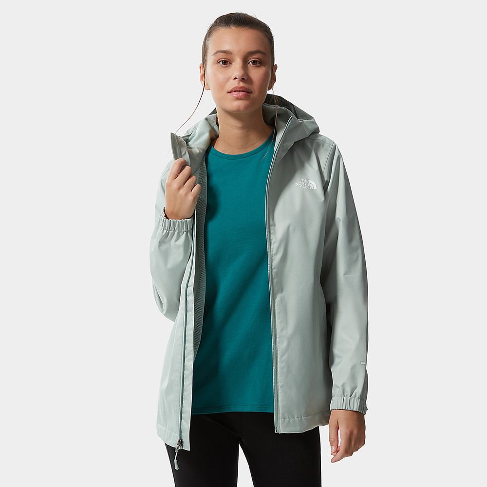 Ľahké Bundy The North Face Quest S Kapucňou Damske Zelene | VWC-740652