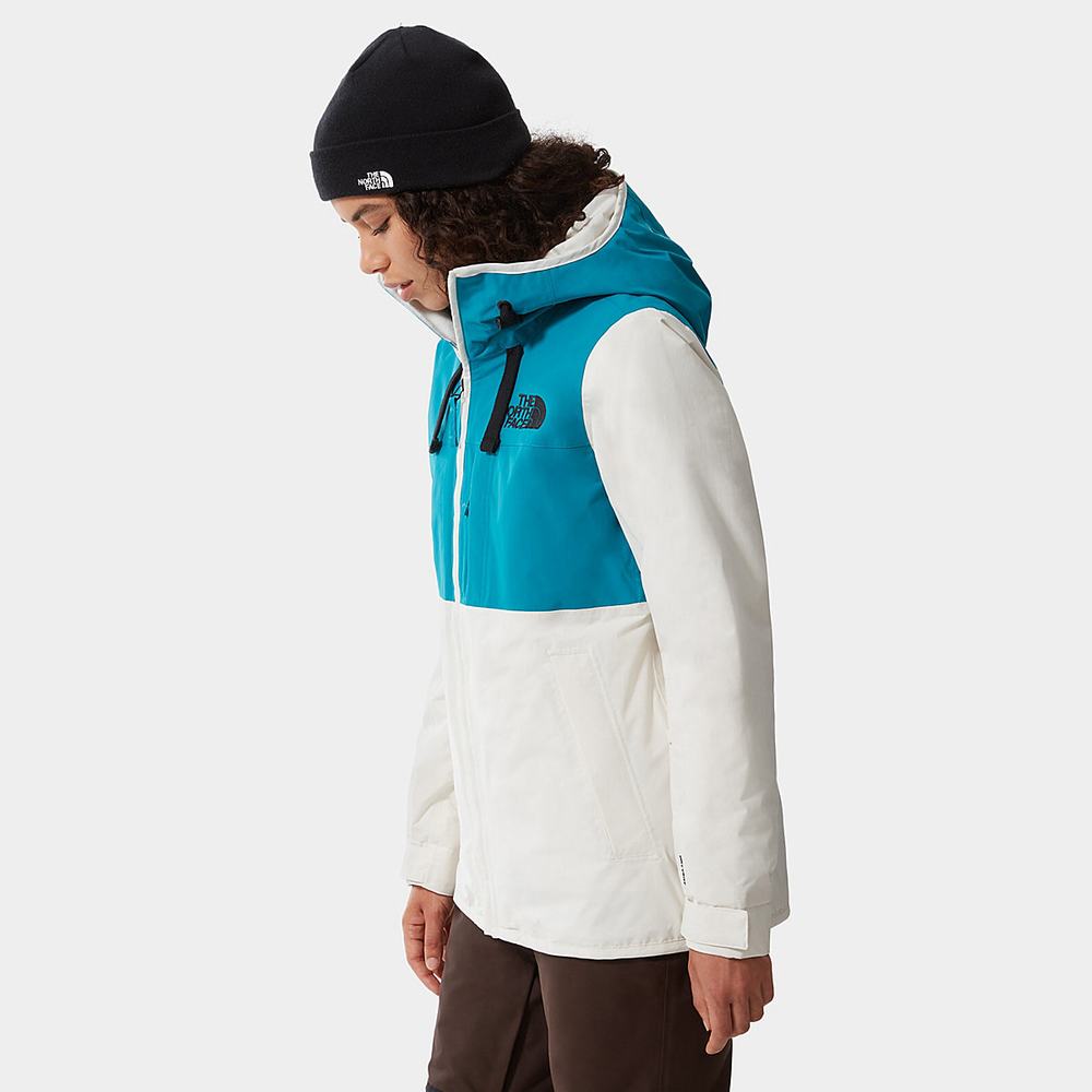 Ľahké Bundy The North Face Superlu Damske Modre Biele | HVC-457283