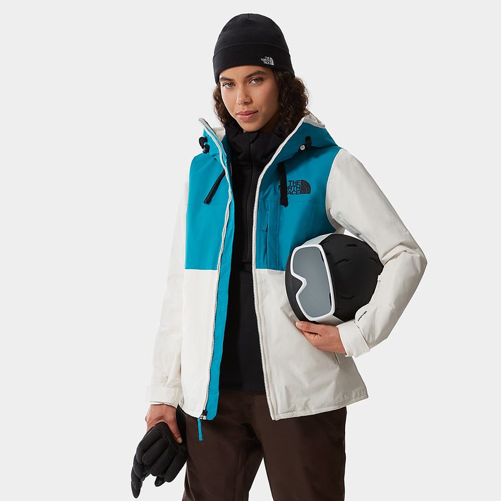 Ľahké Bundy The North Face Superlu Damske Modre Biele | HVC-457283