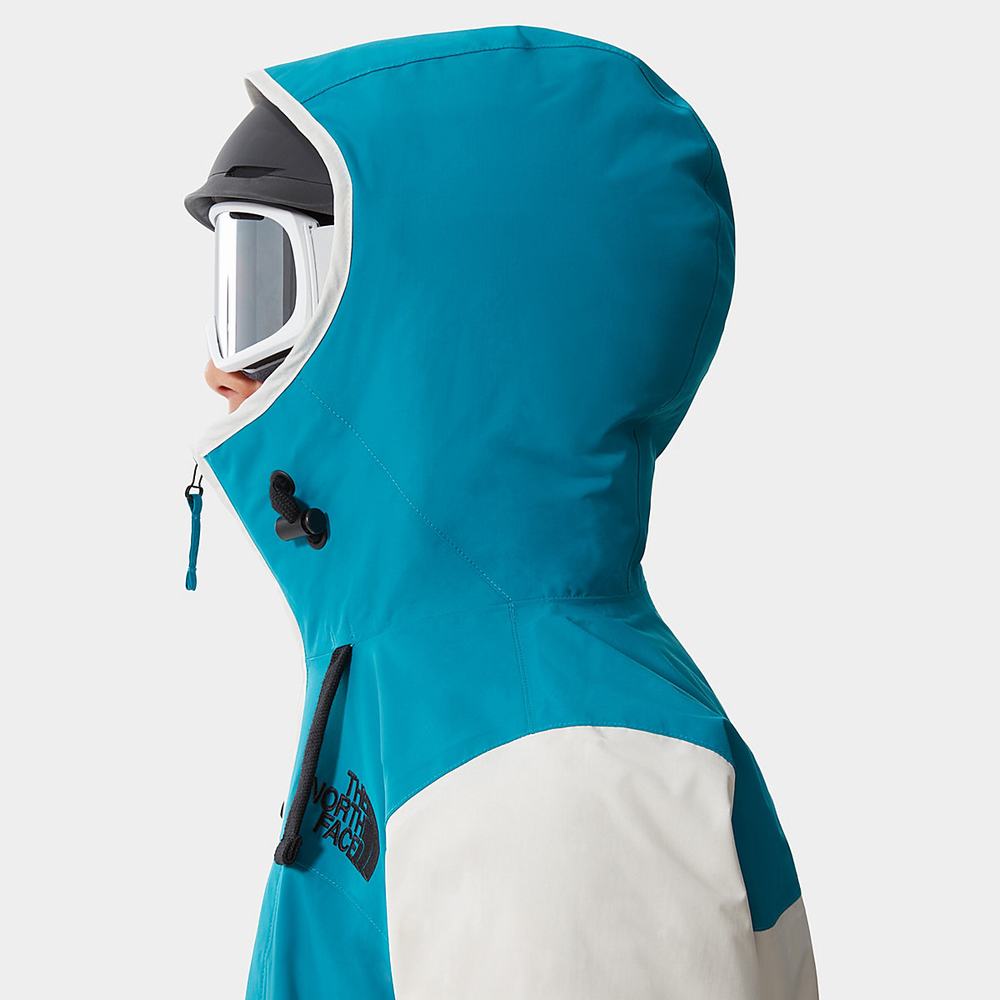Ľahké Bundy The North Face Superlu Damske Modre Biele | HVC-457283