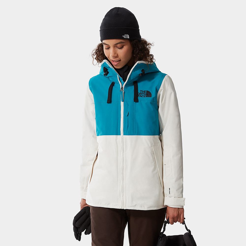 Ľahké Bundy The North Face Superlu Damske Modre Biele | HVC-457283