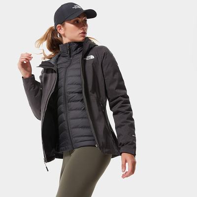 Bunda 3v1 The North Face Mountain Down Triclimate® Damske Čierne Biele | BZD-598324