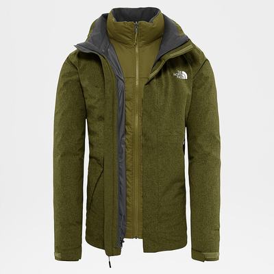 Bunda 3v1 The North Face Mountain Zip-In Triclimate® Panske Zelene | WRY-367284