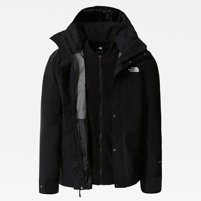 Bunda 3v1 The North Face PINECROFT TRICLIMATE Panske Čierne | LTC-614892