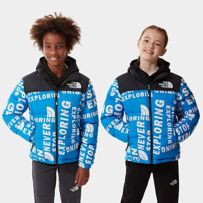 Bundy The North Face 1996 PRINTED RETRO NUPTSE Chlapcenske Modre | HVF-487539