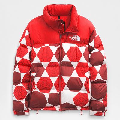 Bundy The North Face 1996 PRINTED RETRO NUPTSE Panske Červené | IAN-463579