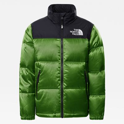Bundy The North Face 1996 PRINTED RETRO NUPTSE Chlapcenske Zelene Svetlo Žlté | XBP-745291