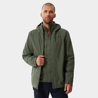 Bundy The North Face Carto Triclimate Panske Olivovo Zelená Zelene | FTO-297586