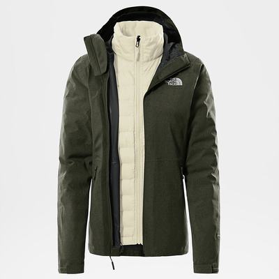 Bundy The North Face Mountain Down Triclimate® Damske Zelene Biele | DWE-573846