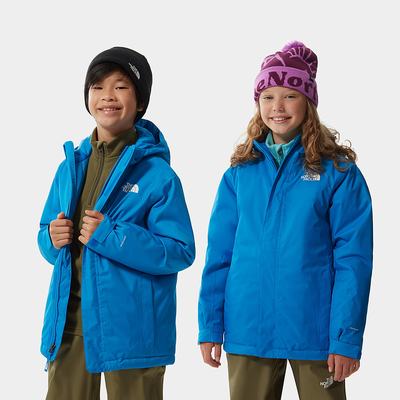 Bundy The North Face Snow Quest Zip-In Chlapcenske Modre | LFQ-197052