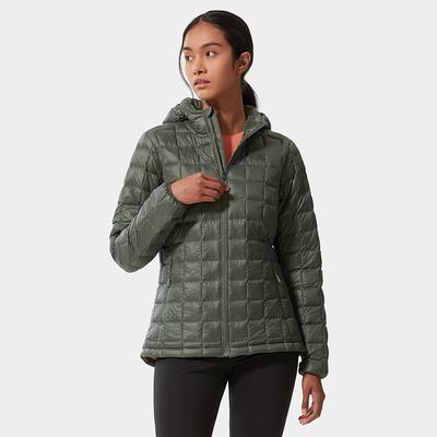 Bundy The North Face THERMOBALL™ Eco S Kapucňou Damske Olivovo Zelená Zelene | GVB-594108