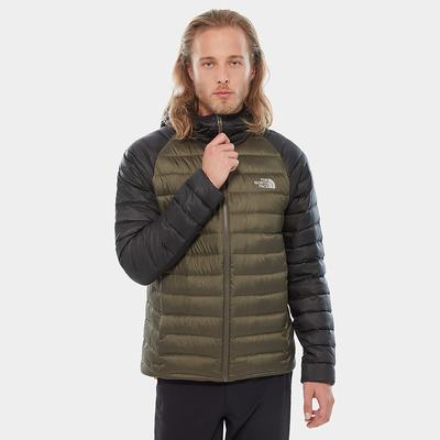 Bundy The North Face Trevail S Kapucňou Panske Zelene Čierne | UJY-860725