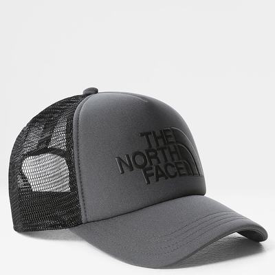 Caps The North Face TNF Logo Trucker Panske Siva Čierne | MRL-074931