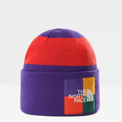 Ciapky The North Face Colourblock Pletené Beanie Panske Nachový | EXJ-471296