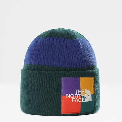 Ciapky The North Face Colourblock Pletené Beanie Damske Zelene | TVB-584170