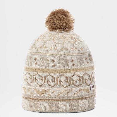 Ciapky The North Face FAIR ISLE Beanie Damske Biele Modre | WZT-407593