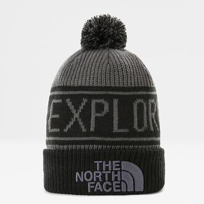 Ciapky The North Face Retro TNF Pom Beanie Damske Siva Čierne | AKV-836542