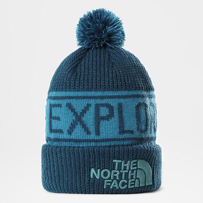 Ciapky The North Face Retro TNF Pom Beanie Panske Modre | MQN-891074