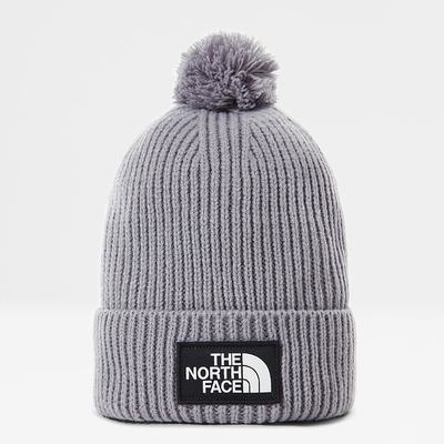 Ciapky The North Face TNF Logo Box Pom Beanie Damske Siva | FOI-285073