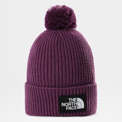 Ciapky The North Face TNF Logo Box Pom Beanie Damske Nachový | HXR-596842