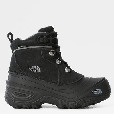 Cizmy The North Face Chilkat Cipkovane II Dievcenske Čierne Siva | UBN-740921