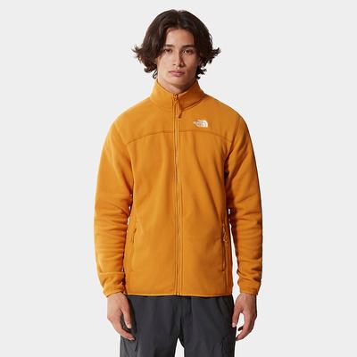 Fleece Mikiny The North Face 100 Glacier Full-Zip Panske Žlté | DMZ-203948
