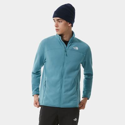 Fleece Mikiny The North Face 100 Glacier Full-Zip Panske Modre | HOW-942836
