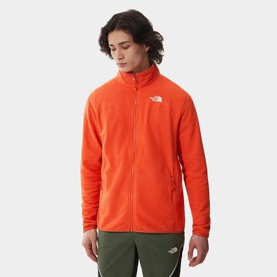 Fleece Mikiny The North Face 100 Glacier Full-Zip Panske Oranžové | JLI-926784