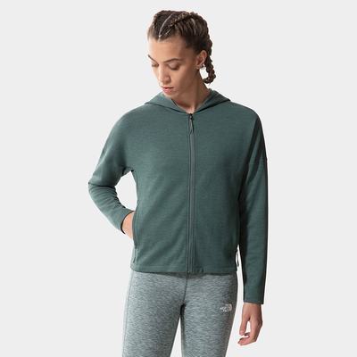 Fleece Mikiny The North Face Active Trailove Basin Zip-Up Damske Zelene | TMW-534067