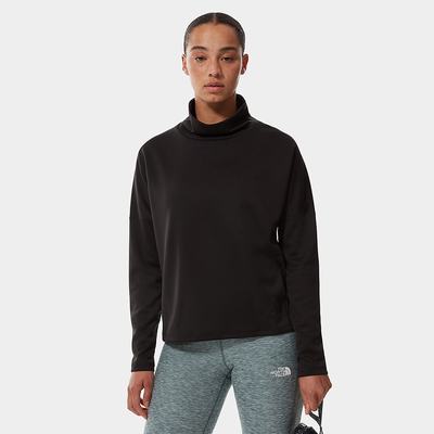 Fleece Mikiny The North Face Active Trailove Basin Funnel Neck Top Damske Čierne | ZKB-829506