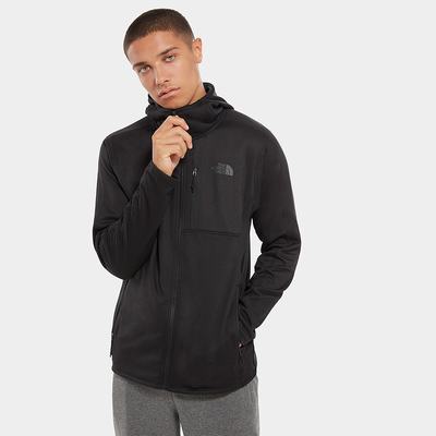 Fleece Mikiny The North Face Canyonlands S Kapucňou Panske Čierne | PKM-928356
