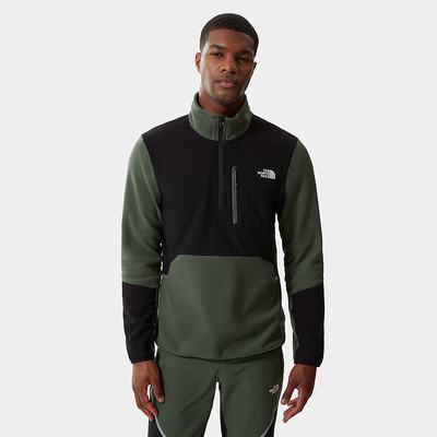 Fleece Mikiny The North Face Glacier Pro Quarter-Zip Panske Čierne | JKO-126345