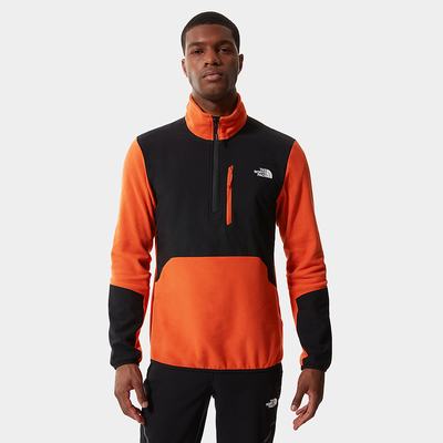 Fleece Mikiny The North Face Glacier Pro Quarter-Zip Panske Čierne | XYV-962350