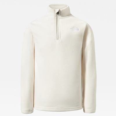 Fleece Mikiny The North Face Glacier Quarter Zip Chlapcenske Biele | DPS-948027