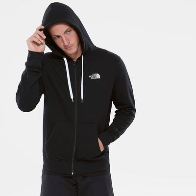 Fleece Mikiny The North Face Open Gate Full-Zip Panske Čierne Biele | TRF-720316
