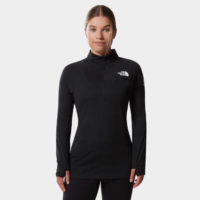 Fleece Mikiny The North Face Summit Dot Fleece 1/2 Zip Baselayer Damske Čierne | SJU-648025