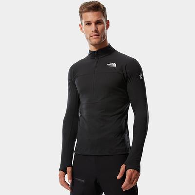 Fleece Mikiny The North Face Summit Half-Zip Dot Panske Čierne | EQB-642087