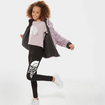 Leginy The North Face Big Logo Dievcenske Čierne Biele | DRO-627048